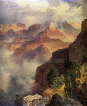 A Bit Of The Grand Canyon - Grand Canyon Of The Colorado River Artwork by Thomas Moran