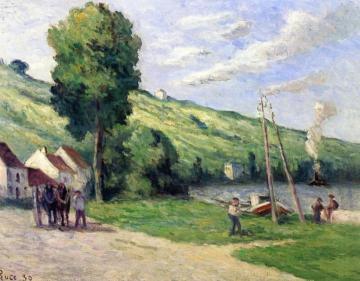 Rolleboise, Village Entrance Artwork by Maximilien Luce