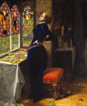 Mariana in the Moated Grange Artwork by Sir John Everett Millais