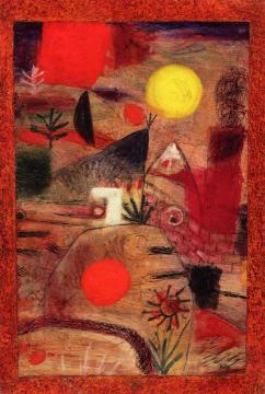 Ceremony and Sunset Artwork by Paul Klee