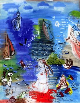 Amphitrite Artwork by Raoul Dufy