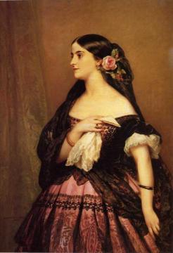 Adelina Patti Artwork by Franz Xavier Winterhalter