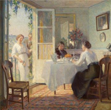 The Courtship Artwork by François Henri Morisset