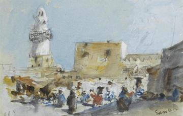 Esneh (isna, Upper Egypt) Artwork by Hercules Brabazon Brabazon