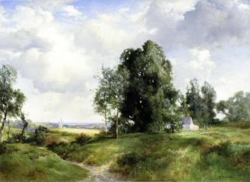 Old Windmill, East Hampton, Long Island, New York Artwork by Thomas Moran