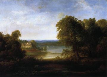 Landscape with Factory Artwork by Thomas Doughty