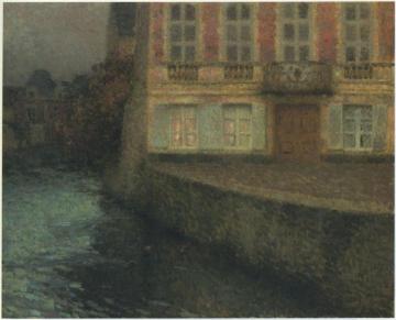 House by the Quentin Canal Artwork by Henri Le Sidaner