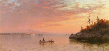 Sunset Artwork by Alfred Thompson Bricher