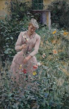 In the Garden Artwork by Emil Claus