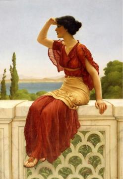 The Signal Artwork by John William Godward