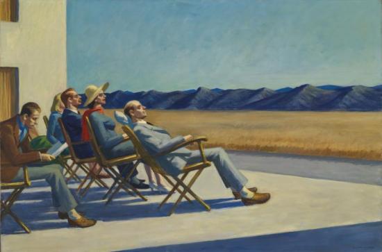 People In The Sun Artwork by Edward Hopper