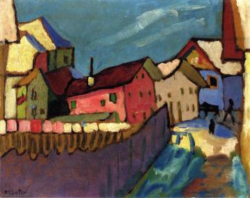 Burggraben, Murnau Artwork by Gabriele Münter