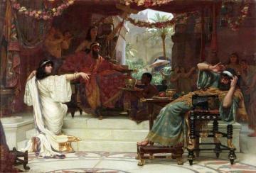 Esther Denouncing Haman To King Ahasuerus Artwork by Ernest Normand