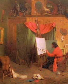 Self Portrait In The Studio Artwork by William Holbrook Beard