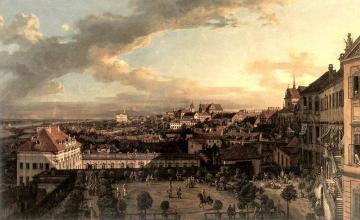 View of Warsaw from the Royal Palace Artwork by Bernardo Bellotto