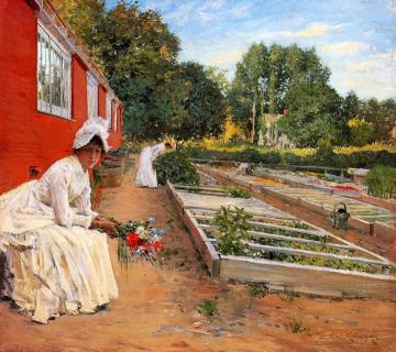 The Nursery Artwork by William Merritt Chase