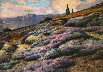 Dalmatian Landscape Artwork by Mato Celestin Medovic