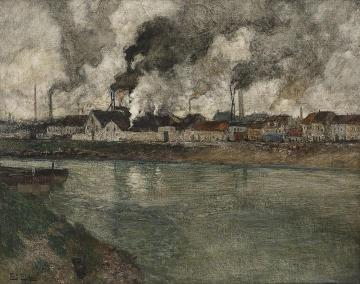 The Smoke Artwork by Fritz Thaulow