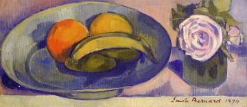Still Life With Banana Artwork by Émile Bernard