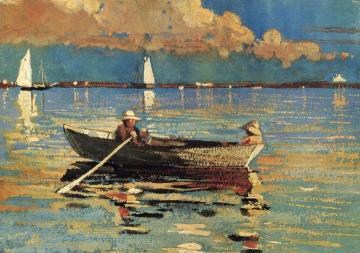 Cloucester Harbor Artwork by Winslow Homer