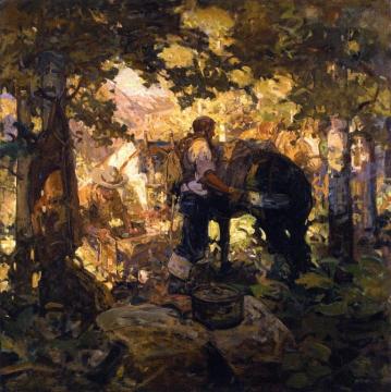 A Wanderlust Memory Artwork by Allen Tupper True