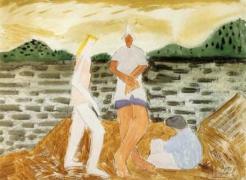 Figures On A Beach Artwork by Milton Avery