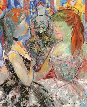 Dancers Artwork by Emilio Grau Sala