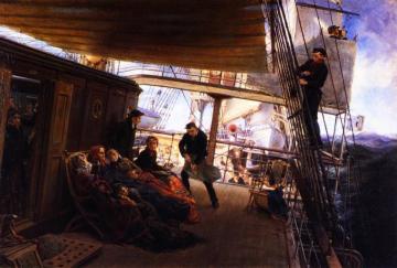 In the Roaring Forties Artwork by Edward Lamson Henry