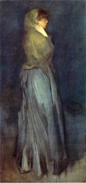 Arrangement in Yellow and Grey: Effie Deans Artwork by James Abbott McNeill Whistler