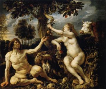 Fall of Man Artwork by Jacob Jordaens