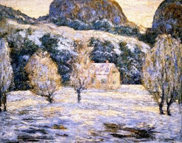 Winter Landscape Artwork by Ernest Lawson