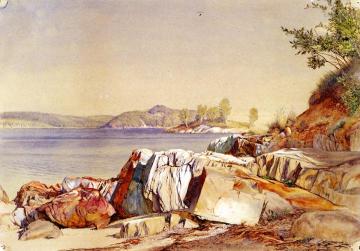 Landscape: Rocks and Water Artwork by Charles Herbert Moore