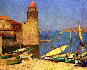 La Port de Collioure Artwork by Henri Martin