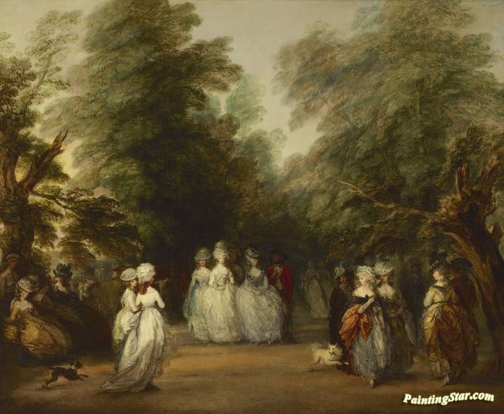 The Mall in St. James's Park Artwork by Thomas Gainsborough