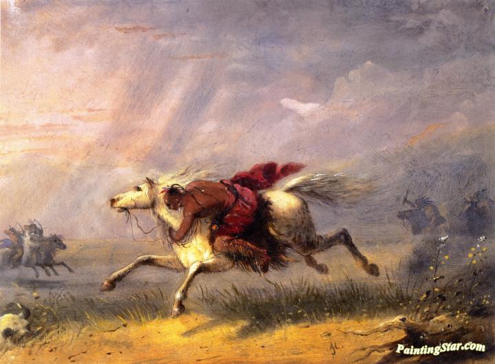 War Path Artwork by Alfred Jacob Miller