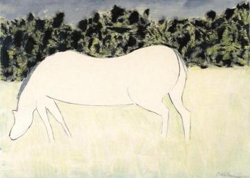 White Horse Artwork by Milton Avery
