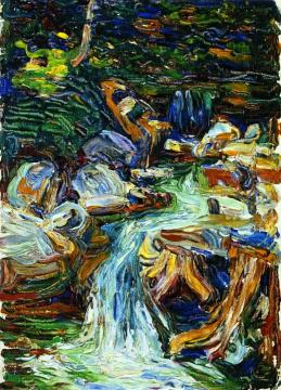 Kochel - Waterfall Ii Artwork by Wassily Kandinsky