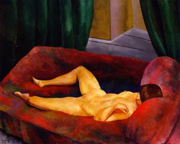 Waiting Artwork by Moise Kisling