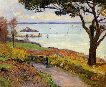 The Bay of Douarnenez Artwork by Maxime Maufra
