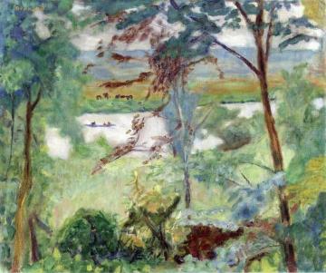 Grey Landscape, Vernon Artwork by Pierre Bonnard