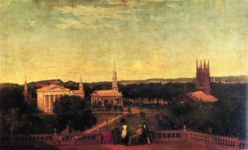 New Haven Green Artwork by Thomas P. Rossiter