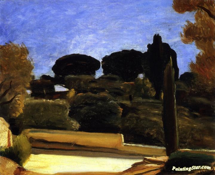 Landscape of Provence Artwork by Andre Derain