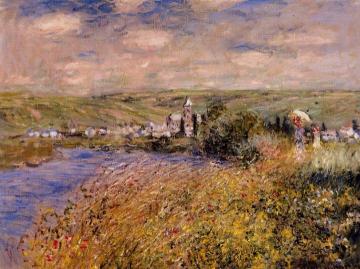 Vetheuil Seen from Ile Saint Martin Artwork by Claude Oscar Monet