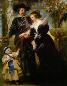 Rubens, his wife Helena Fourment, and their son Peter Paul Artwork by Peter Paul Rubens