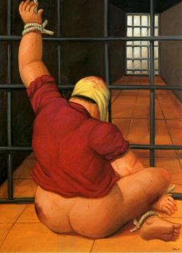 Abu Ghraib 43 - detail 2 Artwork by Fernando Botero