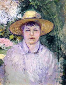 Portrait of Madame Renoir Artwork by Gustave Caillebotte