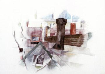 Rooftops, Provincetown Artwork by Charles Demuth