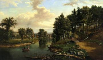 South of Sherburne on the Chenango Artwork by Levi Wells Prentice