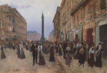 La Rue de la Paix Artwork by Jean Georges Beraud