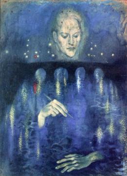 Portrait Of Charles Henri Ford With The River Seine Artwork by Pavel Tchelitchew